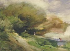 The Shaded Walk, 1927. Creator: William Henry Holmes