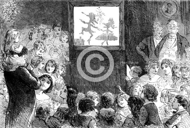 The Shadow Dance - drawn by H. K. Browne, 1861. Creator: Mason Jackson.