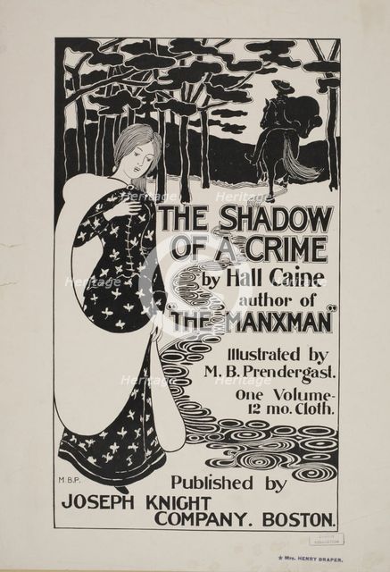The shadow of a crime., c1895 - 1911. Creator: Maurice Brazil Prendergast.