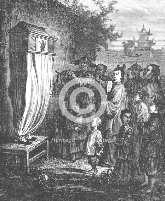 ''The shadow show; A Cruise to Soo-chow', 1875. Creator: Lindley, Augustus Frederick.