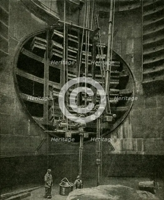 'The Shaft Leading To The Entrance Of The Blackwall Tunnel', 1901. Creator: Unknown.