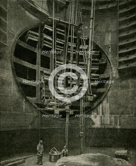'The Shaft Leading To The Entrance Of The Blackwall Tunnel', 1901. Creator: Unknown.