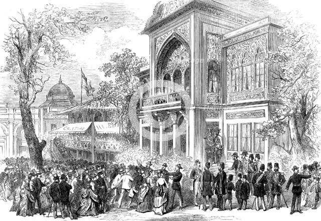 The Shah's Pavilion in the park of the Vienna Exhibition, 1873. Creator: Unknown.