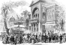 The Shah's Pavilion in the park of the Vienna Exhibition, 1873. Creator: Unknown