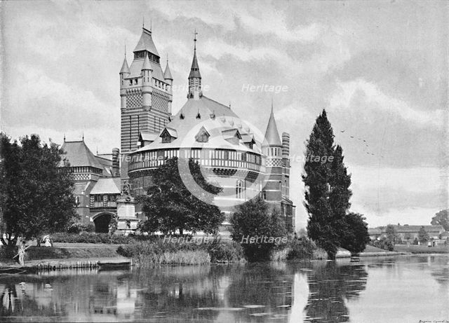 'The Shakespeare Memorial, Stratford-On-Avon', c1896. Artist: Harvey Barton.