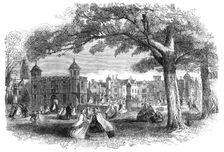 The Shakspeare Commemoration at Stratford-On-Avon: visit to Charlecote, 1864. Creator: Unknown