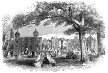 The Shakspeare Commemoration at Stratford-On-Avon: visit to Charlecote, 1864. Creator: Unknown