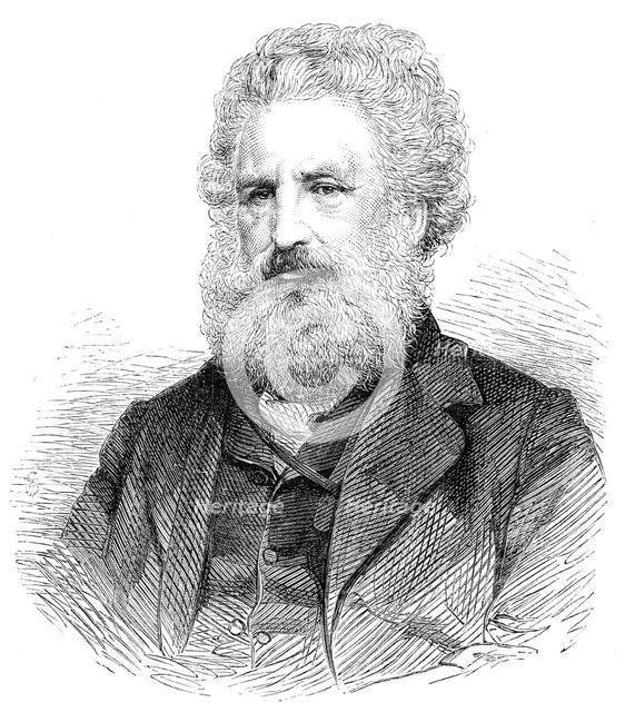 The Shakspeare Commemoration at Stratford-On-Avon: Mr. E. F. Flower, the Mayor of Stratford, 1864. Creator: Unknown.