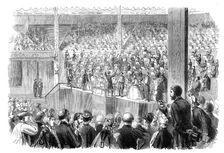 The Shakspeare Commemoration at Stratford-On-Avon: performance of ..."The Messiah"...1864. Creator: J. J.