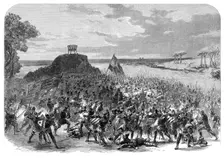 The Shakspeare Commemoration: scene from..."King Henry IV.", Part I, played at Drury Lane..., 1864. Creator: Unknown