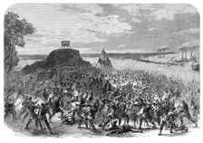 The Shakspeare Commemoration: scene from..."King Henry IV.", Part I, played at Drury Lane..., 1864. Creator: Unknown