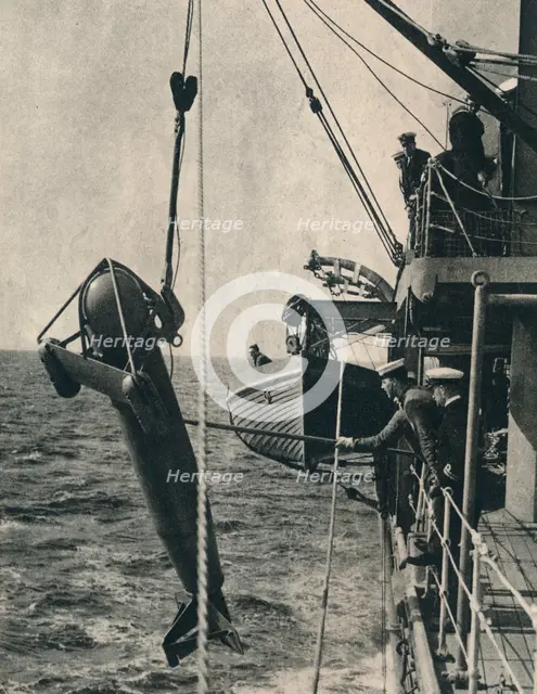 The shark-shaped paravane, 1943. Artist: Unknown.