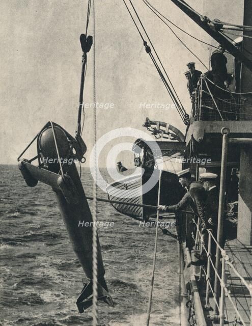 The shark-shaped paravane, 1943. Artist: Unknown.