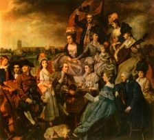 The Sharp Family 1779-1781, (1942). Creator: Johan Zoffany