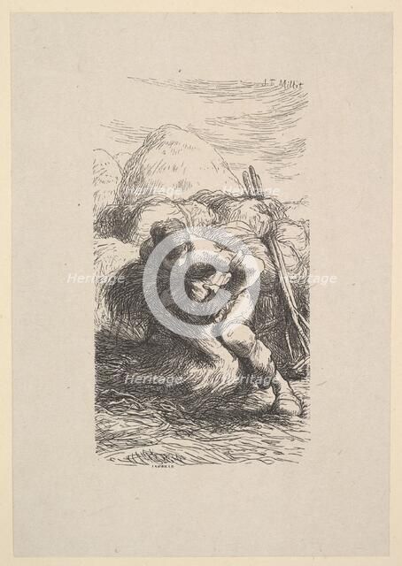 The Sheaf Binder, 1853. Creator: Jacques-Adrien Lavieille.