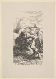 The Sheaf Binder, 1853. Creator: Jacques-Adrien Lavieille
