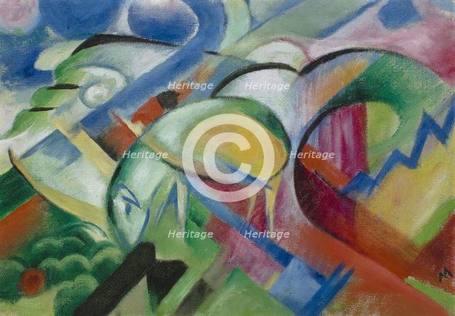 The Sheep, 1913-1914. Creator: Marc, Franz (1880-1916).