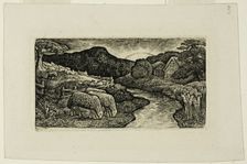 The Sheep of this Pasture, n.d. Creator: Edward Calvert