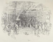 The Shell Factory, 1916. Creator: Joseph Pennell