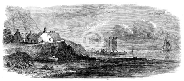 The Shellfish Supplies: shellfish-catchers' cottage at Canty Bay, 1862. Creator: Unknown.