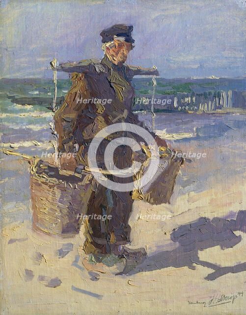 The shellfisherman, 1904.  Creator: Jan Toorop.