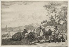 The Shepherd, 1644. Creator: Paulus Potter (Dutch, 1625-1654)