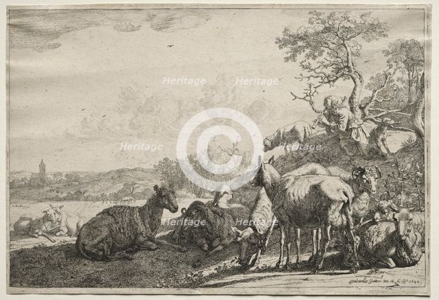 The Shepherd, 1644. Creator: Paulus Potter (Dutch, 1625-1654).