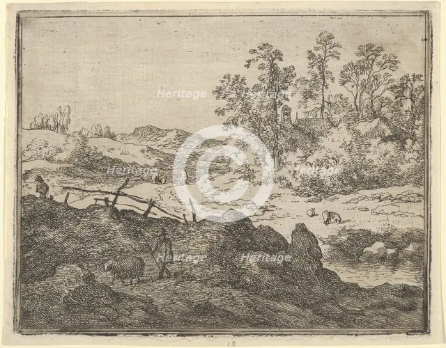 The Shepherd and the Lamb, 17th century. Creator: Allart van Everdingen.