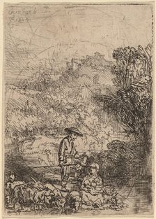 The Shepherd and His Family, 1644. Creator: Rembrandt Harmensz van Rijn