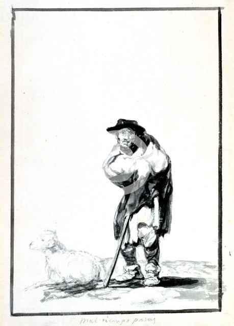 'The Shepherd', c1760-1820. Artist: Francisco Goya