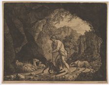 The Shepherd Finding Romulus near the Goat.n.d. Creator: Carl Baron von Vittinghoff