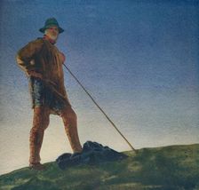 The Shepherd hears the Guns at Dawn c1910, (c1932). Artist: William Blamire Young