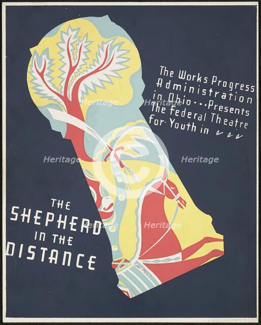 The Shepherd in the Distance, Cleveland, OH, 1937. Creator: Unknown.