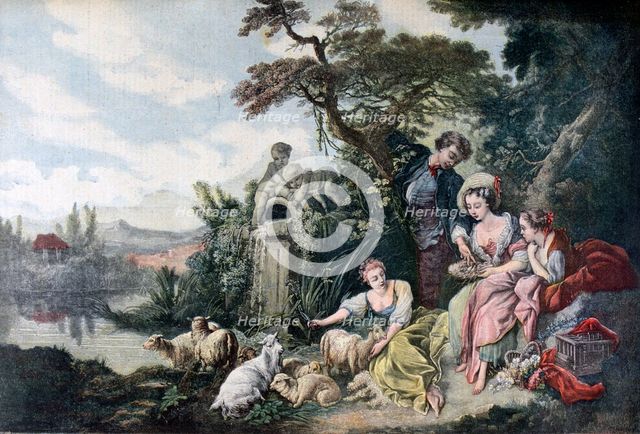 The Shepherd's Gift, or 'The Nest', 1892. Artist: Unknown