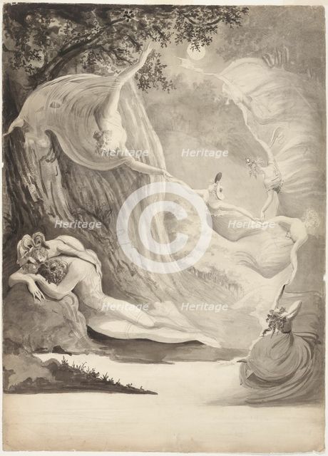 The Shepherd's Dream, c.1820. Creator: Georgina North.
