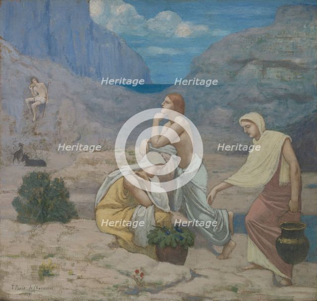 The Shepherd's Song, 1891. Creator: Pierre Puvis de Chavannes.