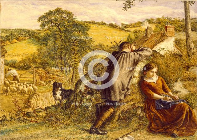 The Shepherd's Suit rejected, 1861. Artist: William Vandyke Patten.