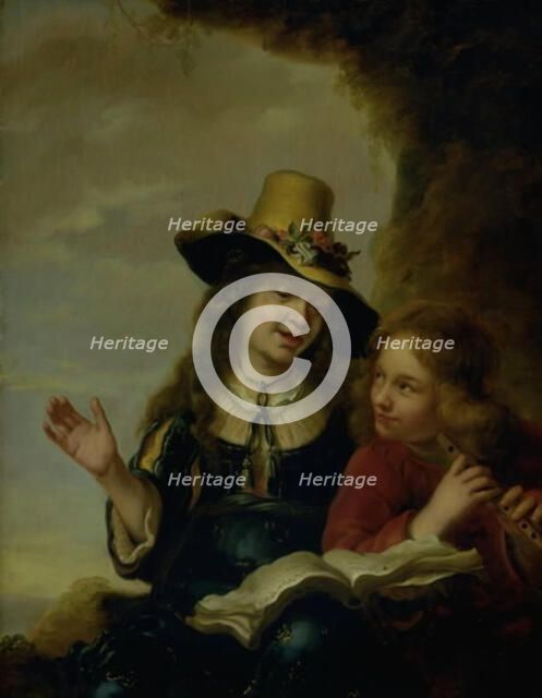 The Shepherdess's Song, 1638-1678. Creator: Jurgen Ovens.