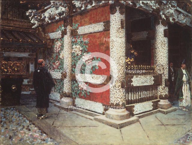 The Shinto Shrine at Nikko, 1903. Artist: Vereshchagin, Vasili Vasilyevich (1842-1904)