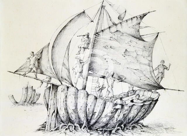 'The Ship', c1850-1890. Artist: Stanislas Lepine