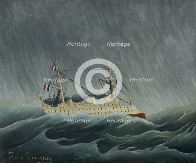 The Ship in the Tempest, ca 1899.