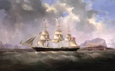 The Ship John Duthie, c1864. Creator: Arthur Smith