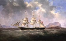 The Ship John Duthie, c1864. Creator: Arthur Smith