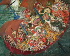 The ship of fools, 1922. Creator: Oskar Laske