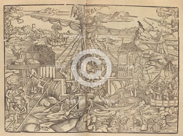 The Ship of Salvation, 1512. Creator: Johann Gruninger.