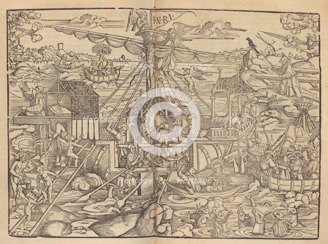 The Ship of Salvation, 1512. Creator: Johann Gruninger.