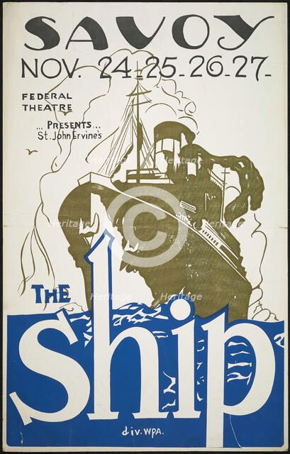 The Ship, San Diego, 1937. Creator: Unknown.