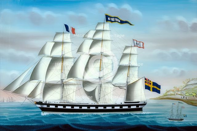 The ship Superior, (c1830s). Creator: Petrus Weyts.