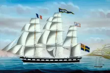 The ship Superior, (c1830s). Creator: Petrus Weyts