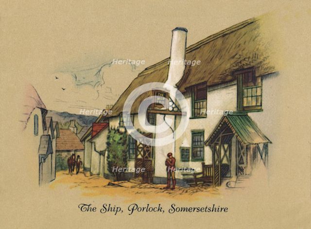 'The Ship, Porlock, Somersetshire', 1939. Artist: Unknown.
